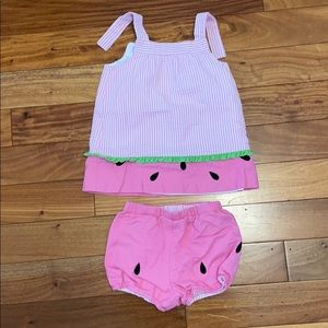 Florence Eiseman watermelon outfit 12mo